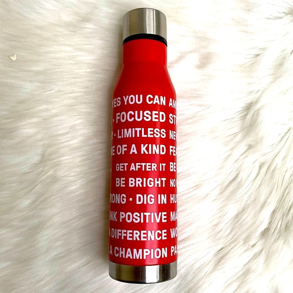 Other - {3/$25} NEW red stainless steel water bottle